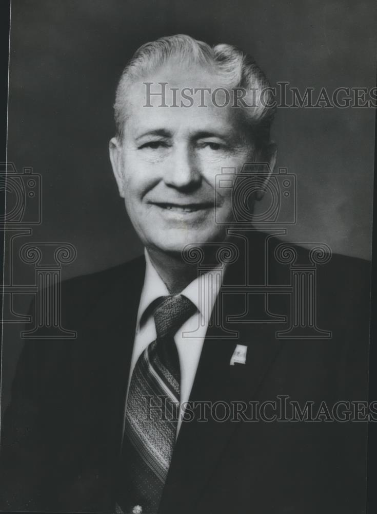 1982 Press Photo State Representative A. J. Blake, Alabama Politician, Pell City - Historic Images