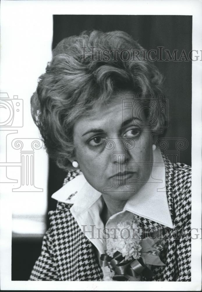 1976 Press Photo Betty Collins, member of Birmingham City Board of Education, AL - Historic Images