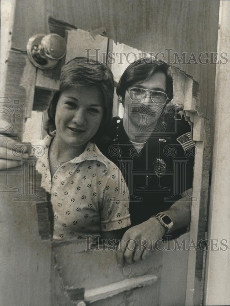Miss Allana Kay Ralph and Lester Beard III, Police Officer, 1976 ...