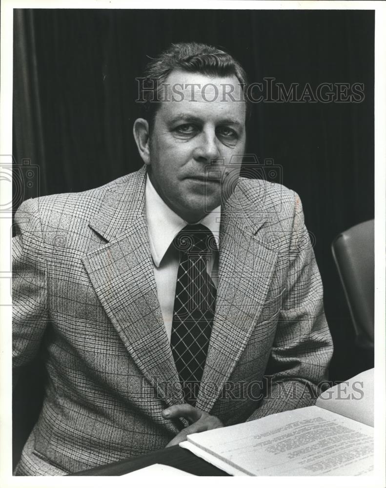 1979 Press Photo Clyde Cook, President of Homewood, Alabama Board of Education - Historic Images