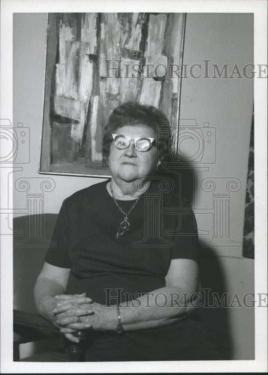 1976 Press Photo Mrs. Lucille Dailey, Alabama Youth Services, Chalkville - Historic Images