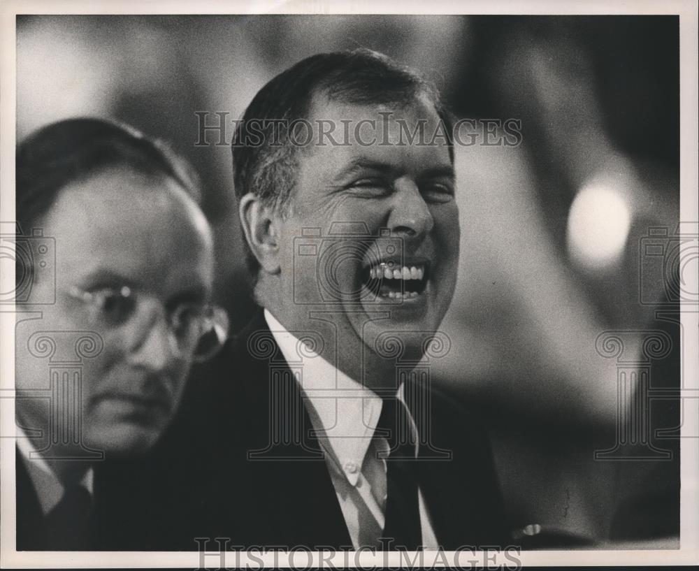 1986 Press Photo Lieutenant Governor William Baxley Laughed All Day - abna25530 - Historic Images