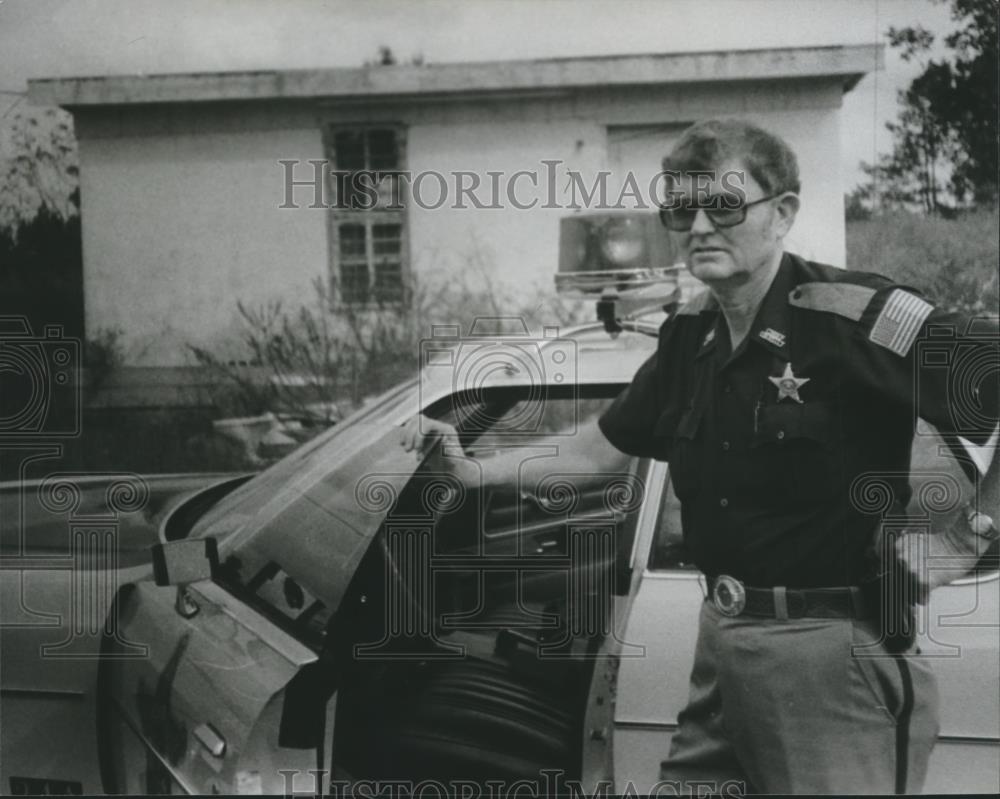 1979 Press Photo Robert Colquitt, Crenshaw Sheriff&#39;s Department, Alabama - Historic Images