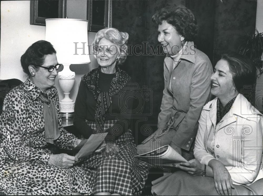 1978 Press Photo Women Plan Writing Conference, Birmingham-Southern College - Historic Images