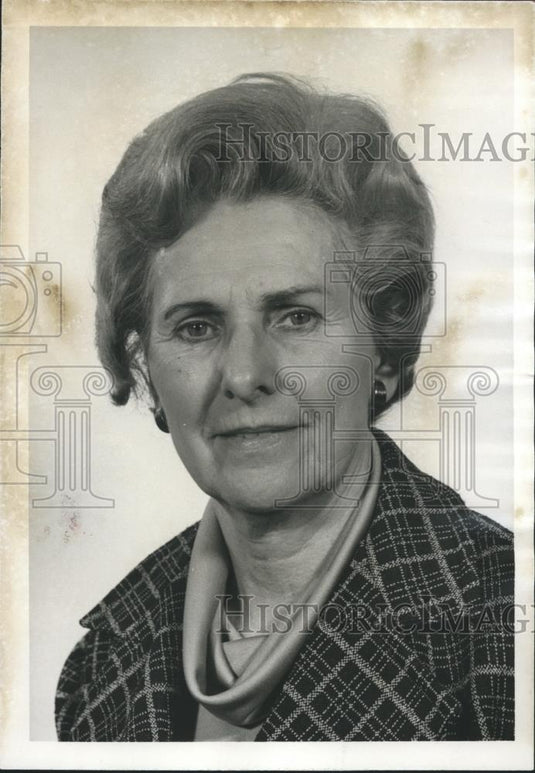 1977 Press Photo Mrs. EW Clinton, Jefferson County Extension Homemaker's Council - Historic Images