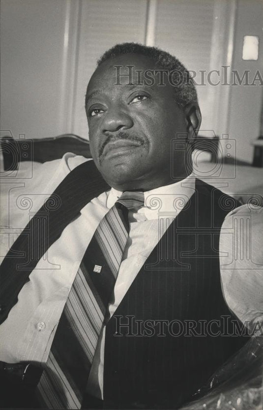 1983 Press Photo Eddie Blankenship, Birmingham, Alabama City Council - abna26305 - Historic Images