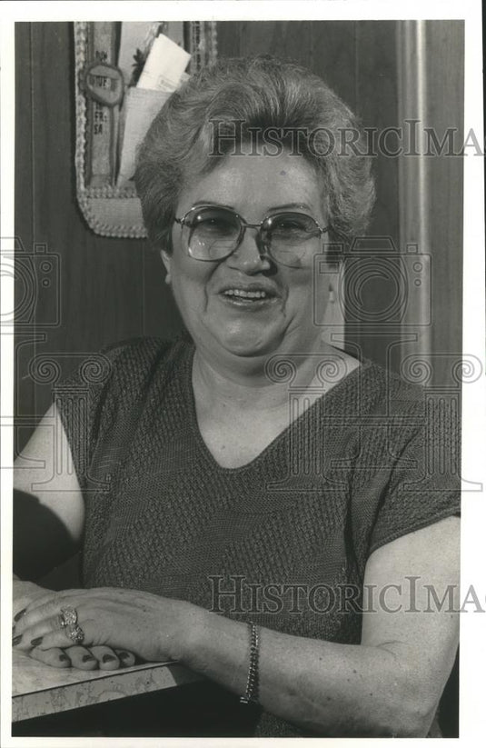 Press Photo Democratic Delegate Velma Clayton - abna26381 - Historic Images