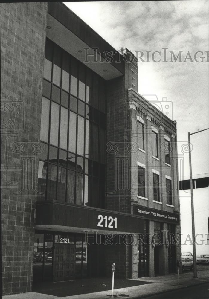 1982 Press Photo Birmingham, Alabama Buildings: 2121 American Title and Company - Historic Images