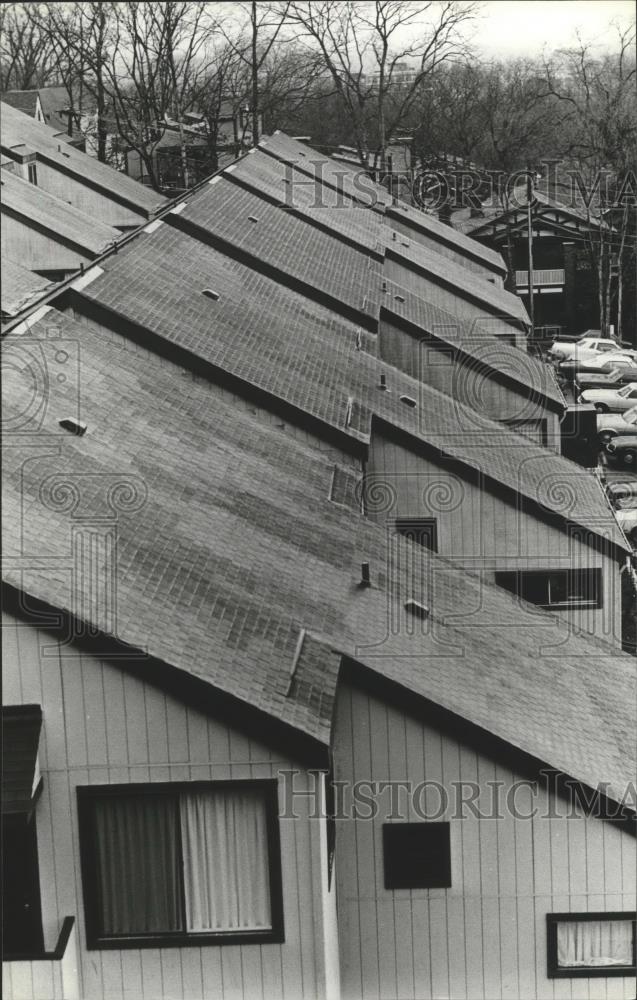 1979 Press Photo Birmingham, Alabama Apartments, Exterior Roofs - abna26434 - Historic Images