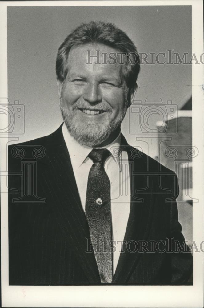 1989 Press Photo Thomas Bannister, President of Talladega School for the Blind - Historic Images