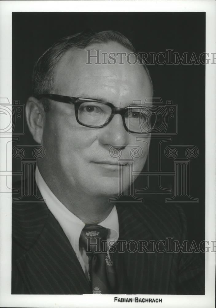 1978 Press Photo Guy H. Caffey Junior of Birmingham Trust National Bank, BTNB - Historic Images