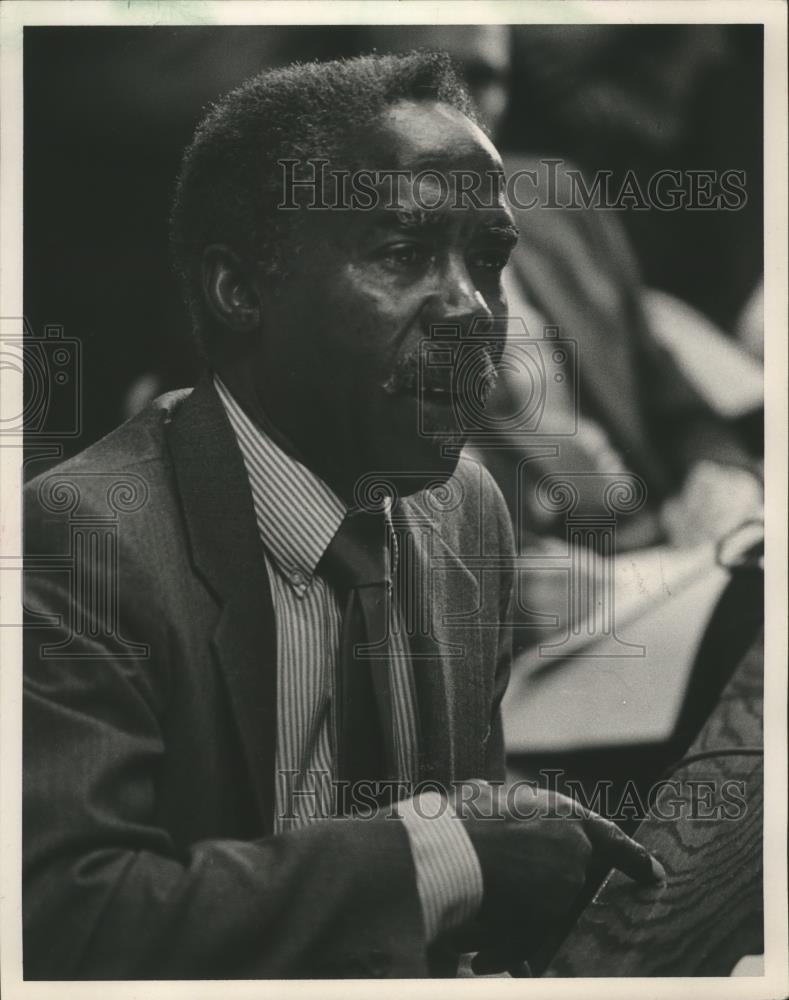 1986 Press Photo Politician Reuben Davis - abna26746 - Historic Images