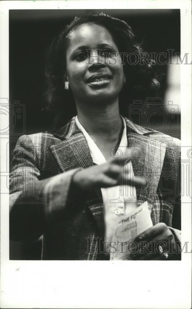1981 Press Photo Pat Davis, Candidate for City Council - abna26752 - Historic Images