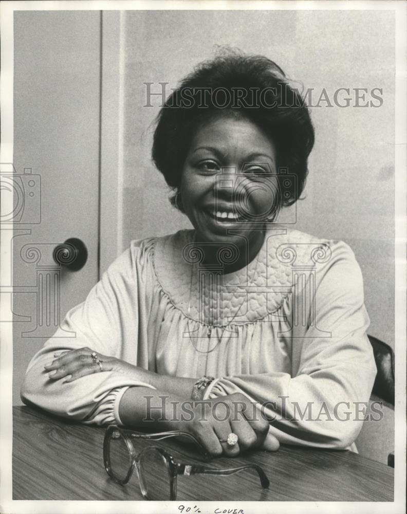 1978 Press Photo Mrs. Tyna Davis, A.E.A. President - abna26776 - Historic Images