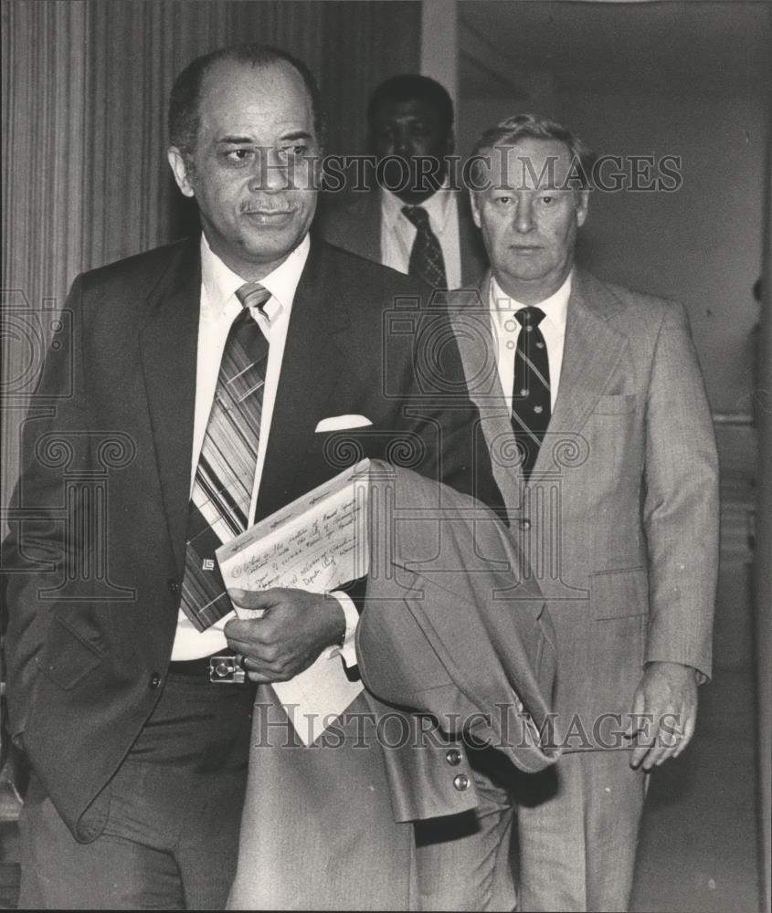 1985 Press Photo Participants in Lash and Webb Story, Birmingham, Alabama - Historic Images