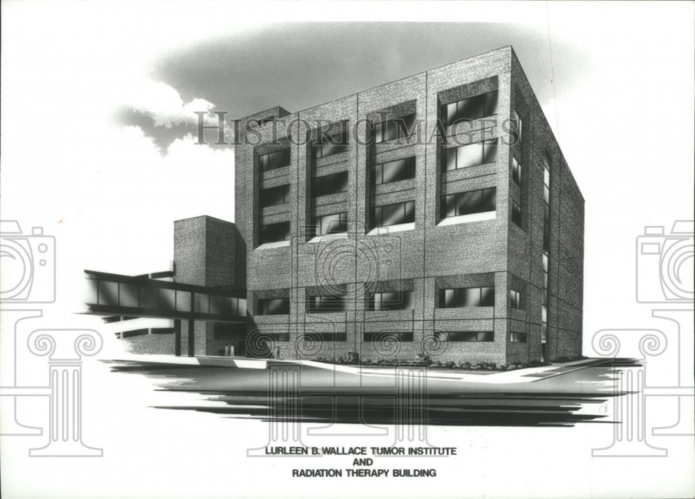 1991 Press Photo Wallace Tumor Institute Building Plan, Birmingham, Alabama - Historic Images