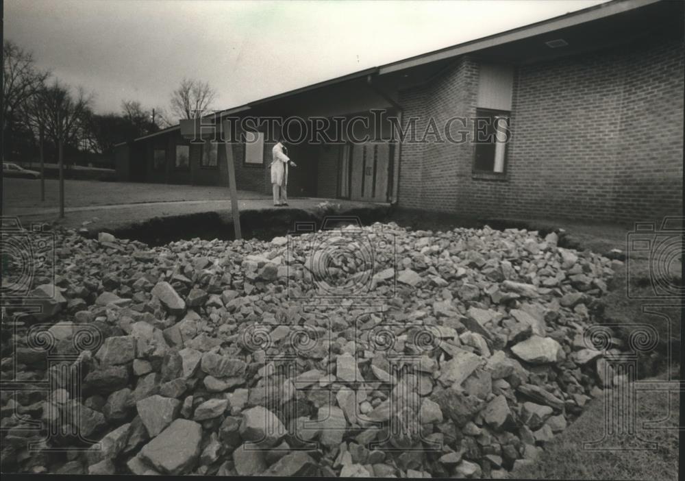 1983 Press Photo Birmingham, Alabama Buildings: Alcoholism Recovery Center - Historic Images