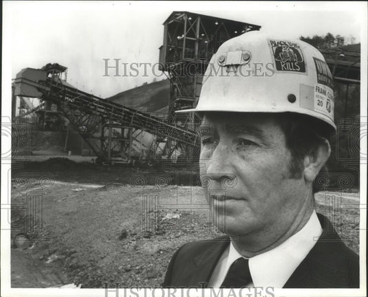 1982 Press Photo Frank Clements, United Mine Workers Leader, Alabama - abna27073 - Historic Images