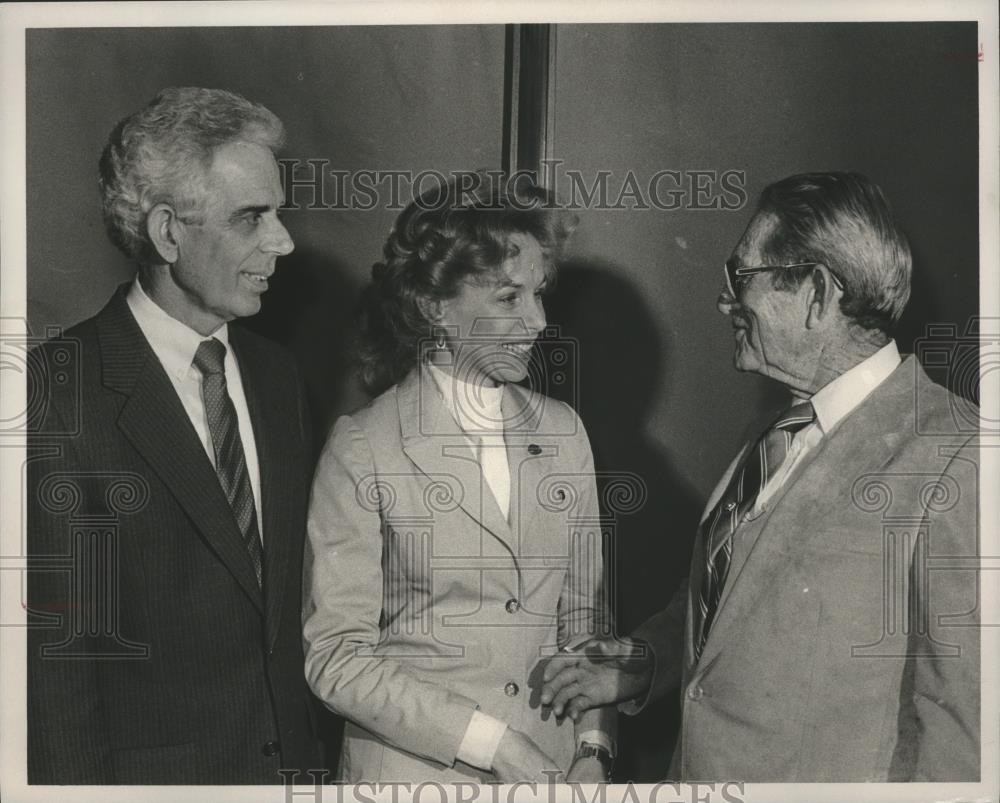 1985 Press Photo Albert McDonald with Others at Agriculture Appreciation Day - Historic Images