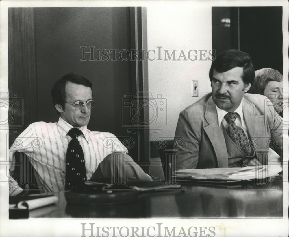 1978 Press Photo Birmingham Police Department - Gordon Graham and Jerry Vines - Historic Images