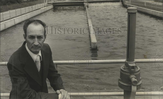 1979 Press Photo W. C. Cochran, Superintendent Trussville Sewage Plant - Historic Images