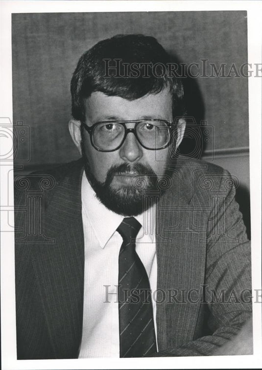 1986 Press Photo Bill Foisy, Birmingham Regional Planning Commissioner - Historic Images