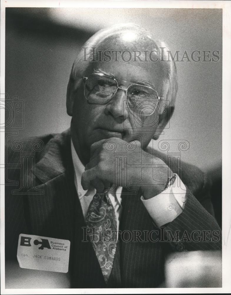 1990 Press Photo Jack Edwards, United States Representative - abna27852 - Historic Images