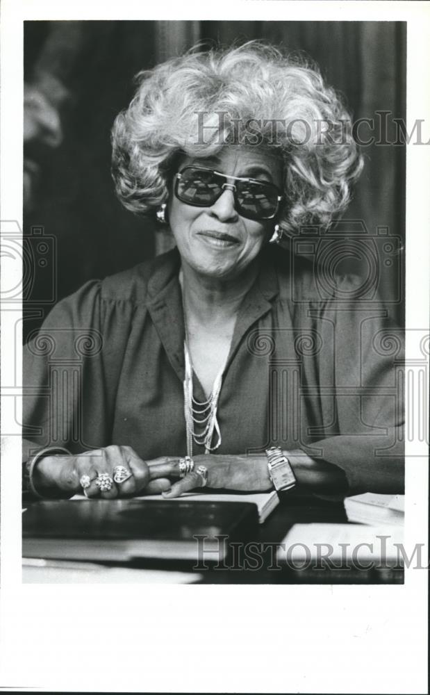 1979 Press Photo Doctor Mamie Foster, Homewood Board of Education, Alabama - Historic Images