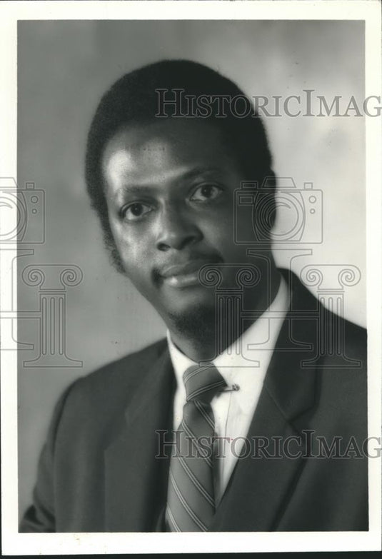 1986 Press Photo Larry Foster, Birmingham Planning Committee, Alabama - Historic Images