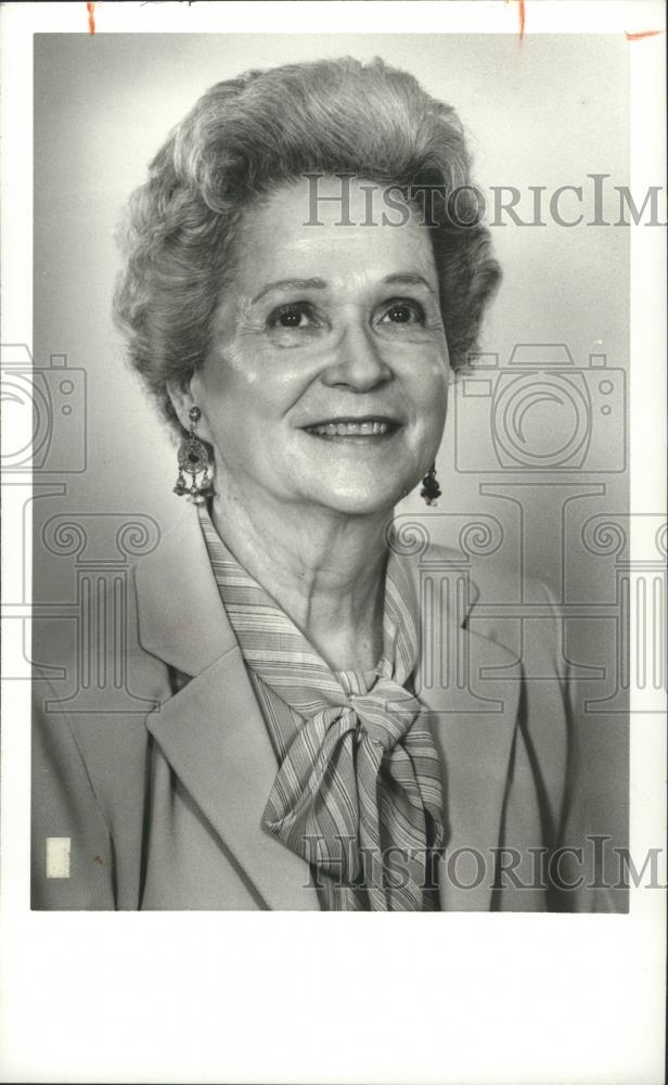 1981 Press Photo Mrs. Earl Ellard is president of Woman&#39;s Club House in Alabama - Historic Images