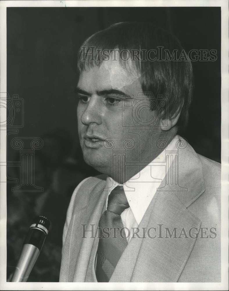 1977 Press Photo Roger Dutton, Morgan County Teachers Association - abna28107 - Historic Images