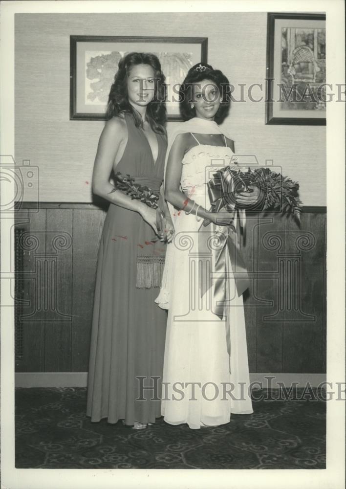 1978 Press Photo Kim Robbins, Ina Marie Marsh, Maid of Cotton winners, Alabama - Historic Images