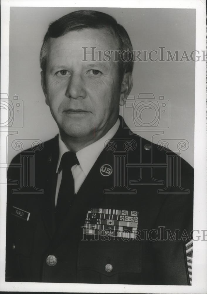 1978 Press Photo Chief Master Sergeant Clarence L. Fairley, Director, Leadership - Historic Images