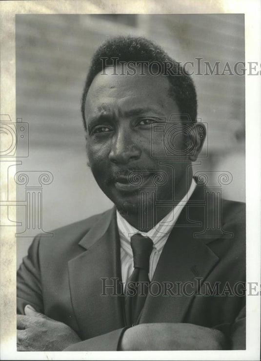 1992 Press Photo Edward Ford Sr., Brighton, Alabama Mayor candidate - abna28206 - Historic Images