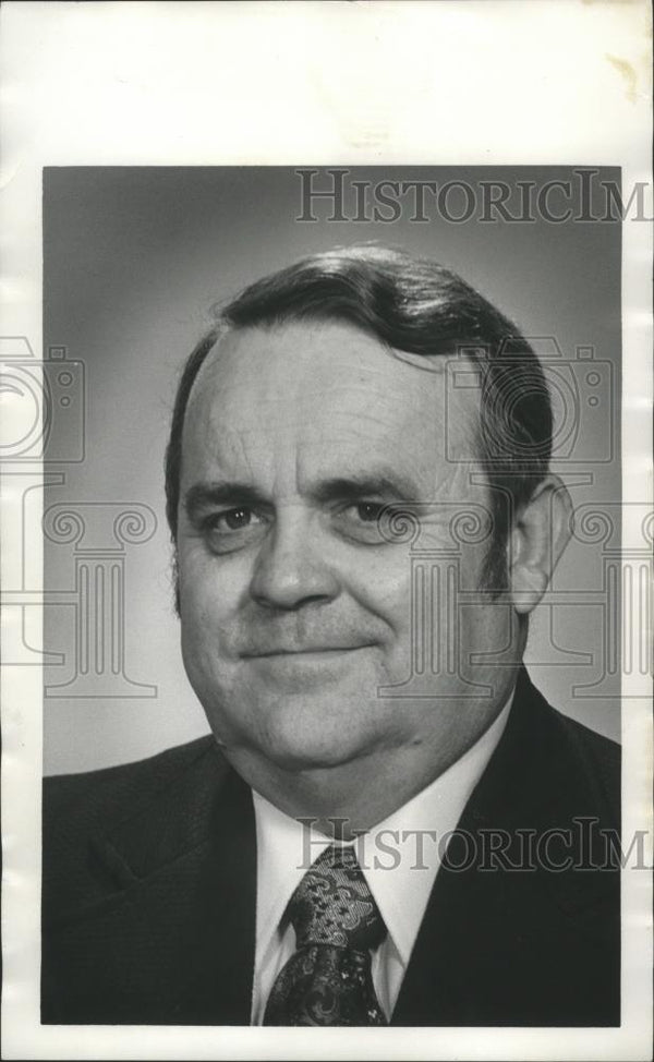 Ollie B. (Bill) Dickey, Homewood Politician , 1976 Vintage Press Photo