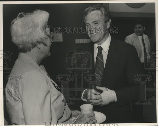1990 Press Photo Alabama Governor Candidate Ronnie Flippo at SADC - abna28323 - Historic Images
