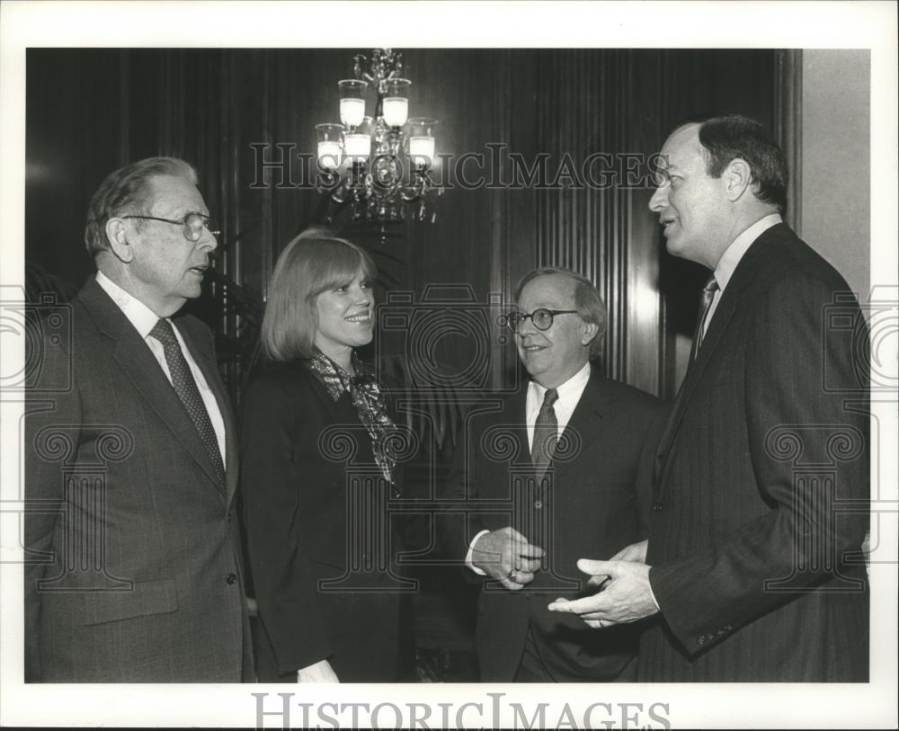 1987 Press Photo Marshall Durbin, Businessman, Honored - abna28495 - Historic Images