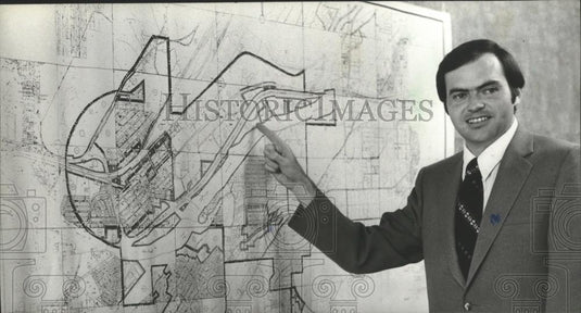 Press Photo Charles Eagar, Irondale Mayor, Alabama - abna28508 - Historic Images