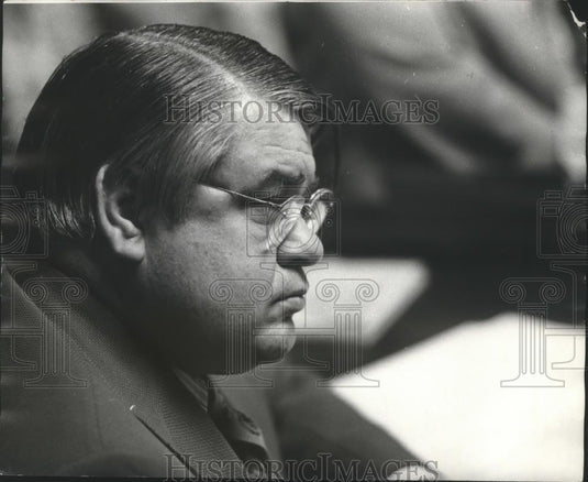 1977 Press Photo Chriss Doss, Jefferson County Commission, Alabama - abna28699 - Historic Images