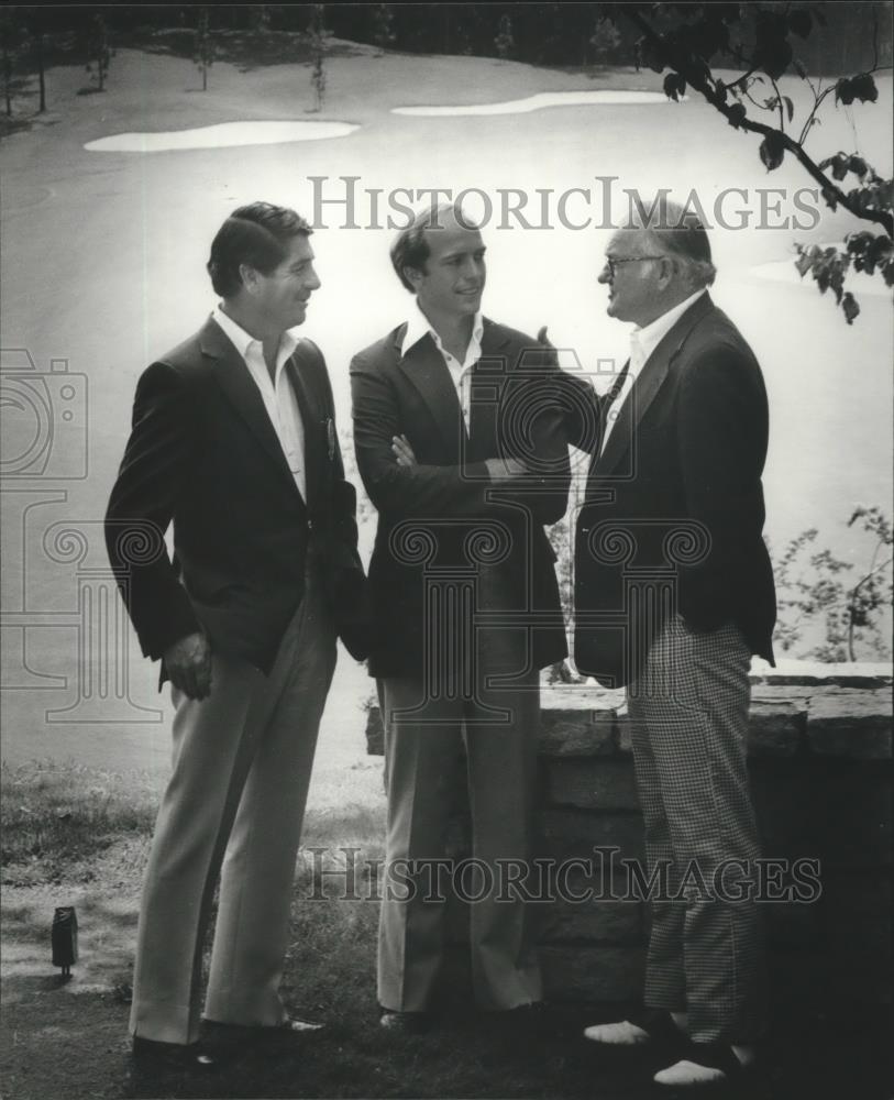 1980 Press Photo Cardi, Pate And Thompson Of Professional Golfers Association - Historic Images