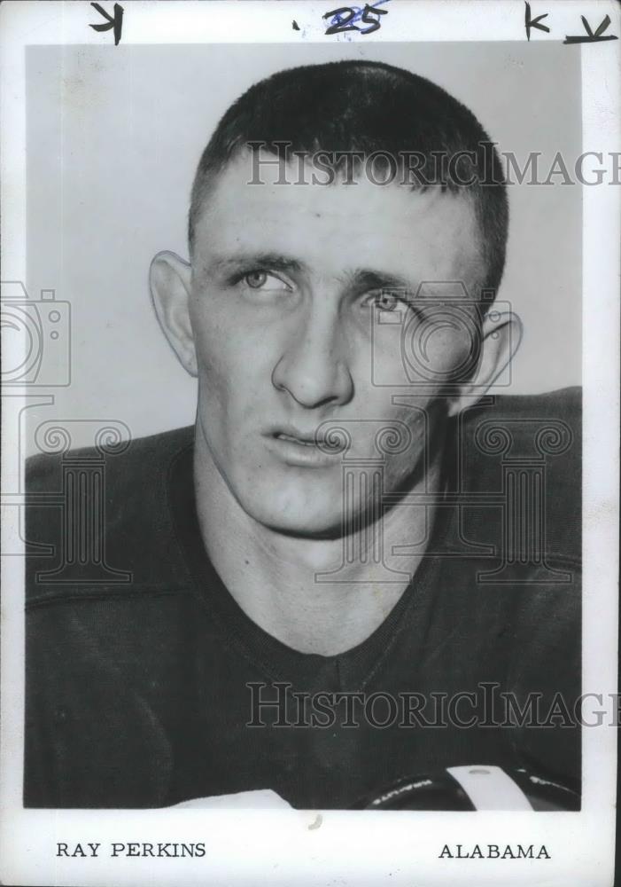 Press Photo University Of Alabama Football Team Wide Receiver Ray Perkins - Historic Images