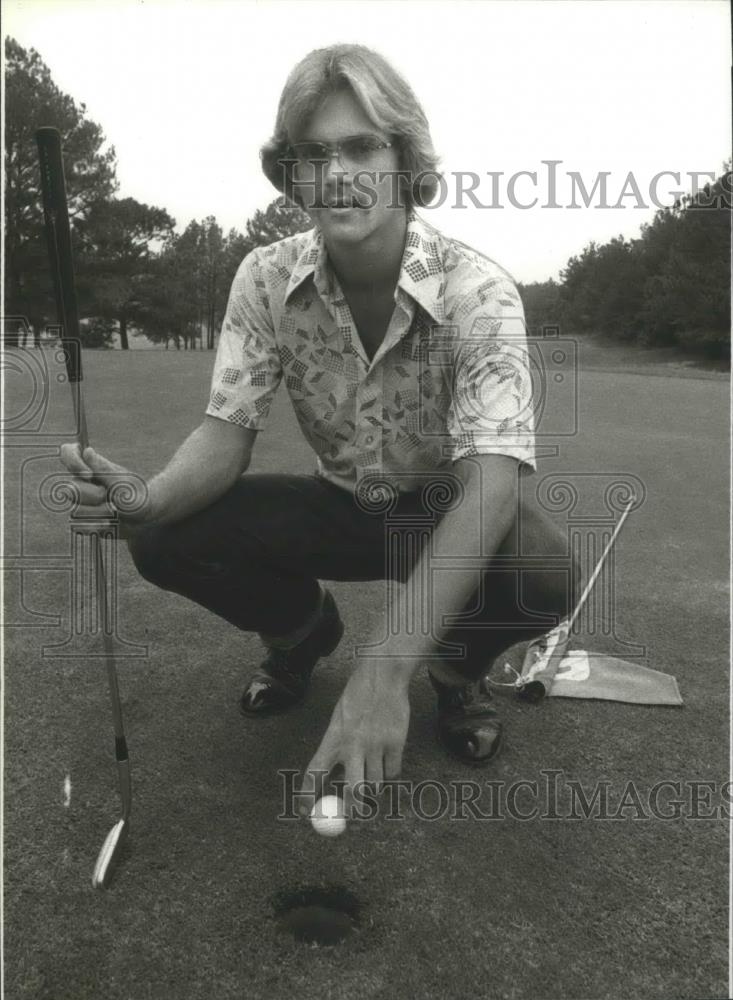 1978 Press Photo University Of Montevallo Golfer Gregg Smith Of Tampa, Florida - Historic Images