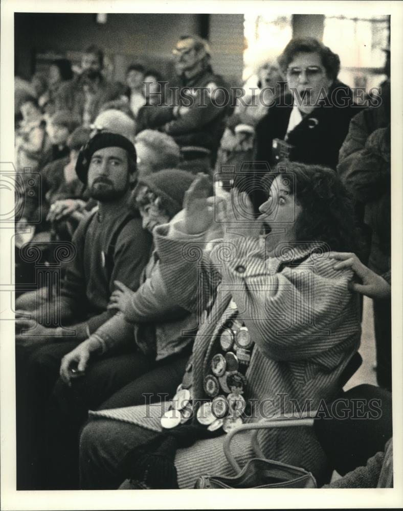 1978 Press Photo Snow sculptors win competition at Milwaukee County Zoo - Historic Images