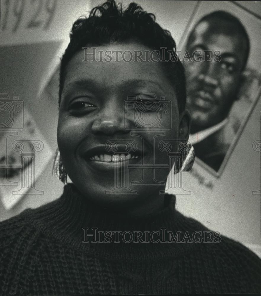 1993 Press Photo Anita Sparks, assistant Principle Martin Luther King School - Historic Images