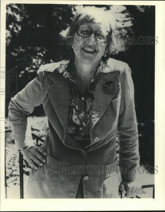 1983 Press Photo Natalie Spingarn, cancer victim, author of "Hanging in There" - Historic Images