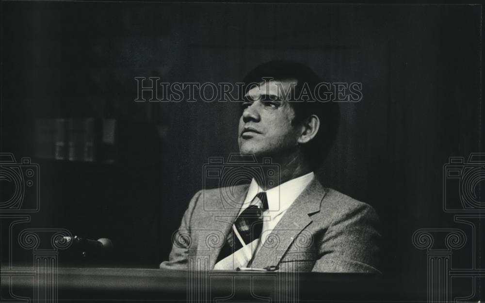 1980 Press Photo Atty. John Carter at Christ T. Seraphim hearing - mjc00974 - Historic Images