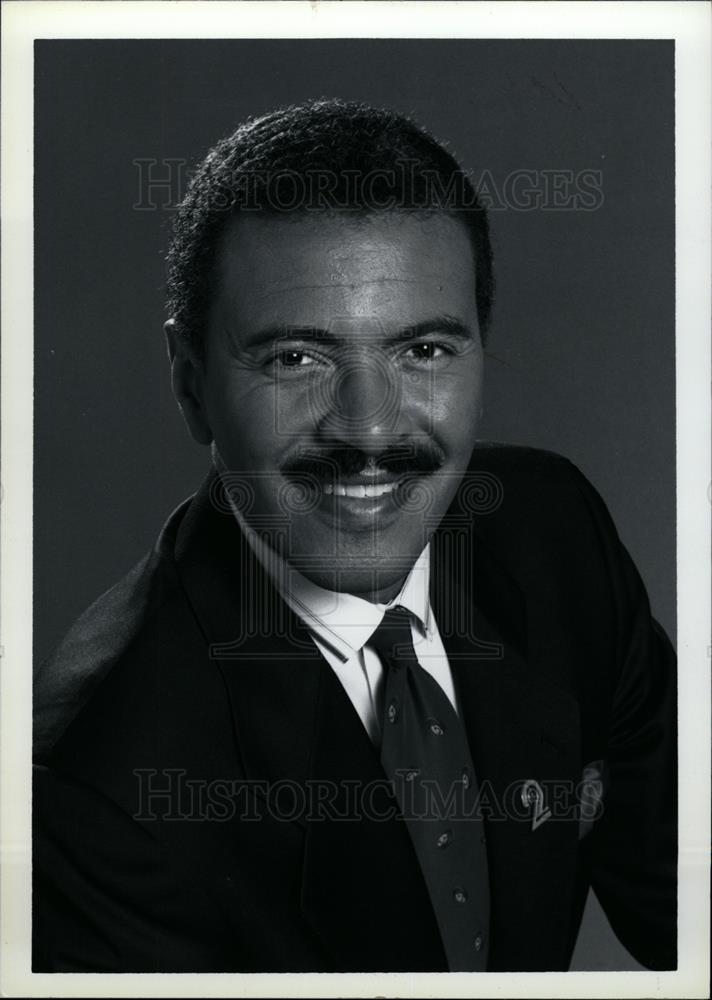 1992 Press Photo Huel Perkins Baton Rouge News AnchorHu - dfpd42251 - Historic Images