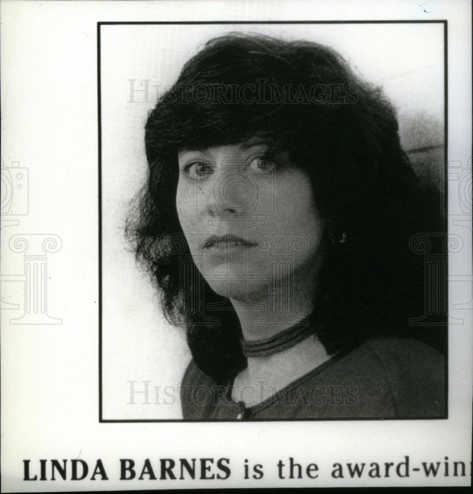 1991 Press Photo Linda Barnes, American mystery writer - DFPD19157 - Historic Images