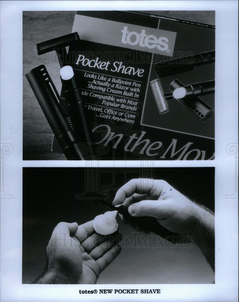 1993 Press Photo Totes Pocket Shave Razer - DFPD65415 - Historic Images