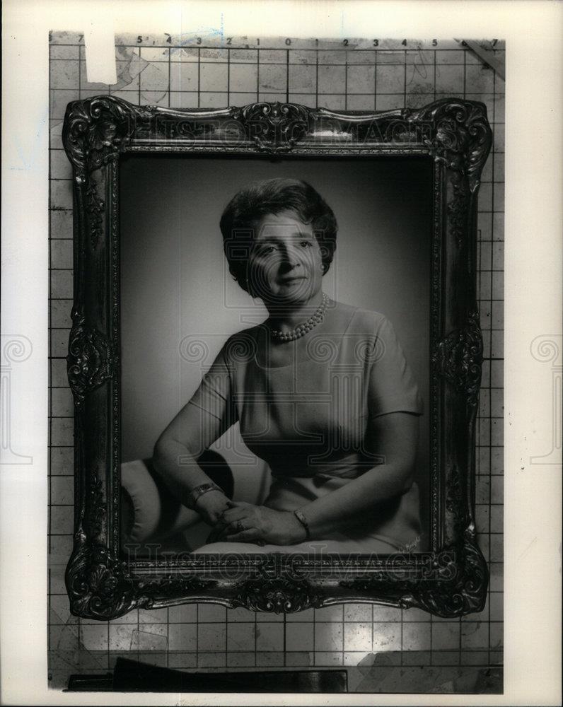 1991 Press Photo Sarah Nederlander Mrs. D. S Nederlander - DFPD06625 - Historic Images